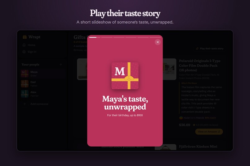Wrapt – screenshot 2
