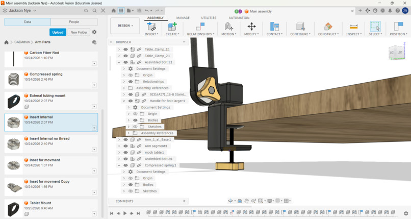 Hirth Joint Repositionable Tablet Arm – screenshot 6