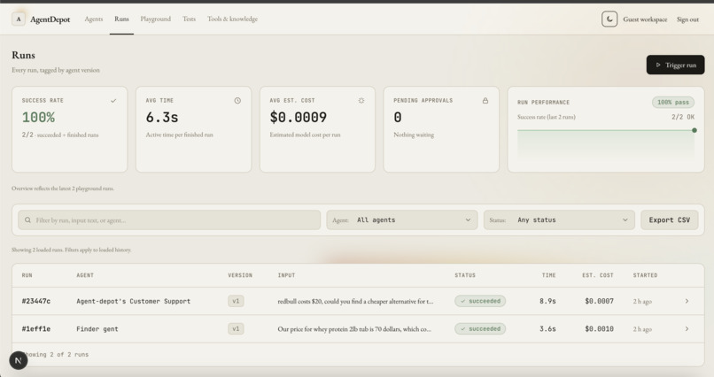 Agent-Depot – screenshot 5