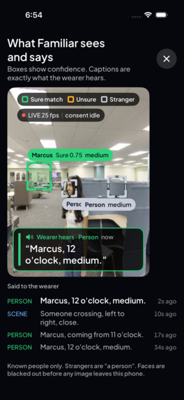 Familiar – screenshot 1