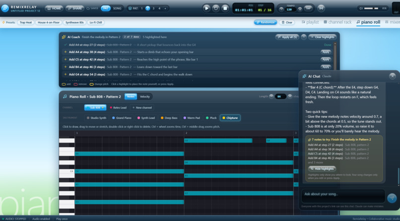 RemixRelay – screenshot 2
