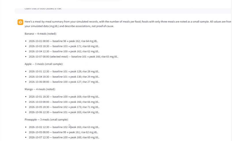 GlucoWise – screenshot 2