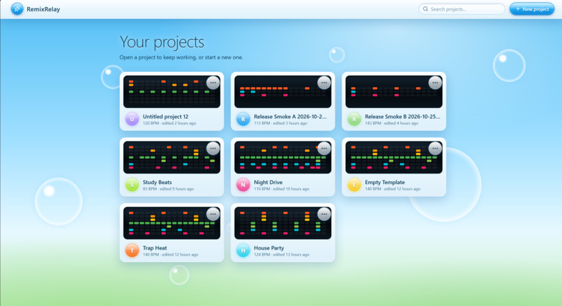 RemixRelay – screenshot 4