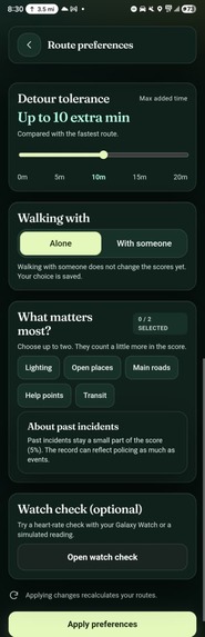 Safe-Smart-Maps – screenshot 5
