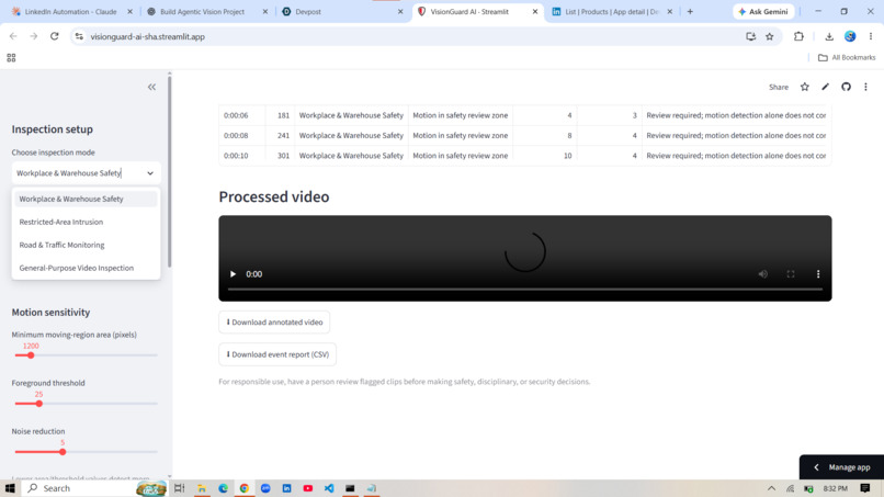 VisionGuard AI. – screenshot 2