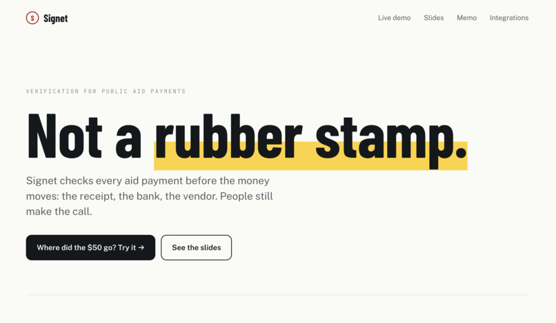Signet - Smart Ledger – screenshot 1