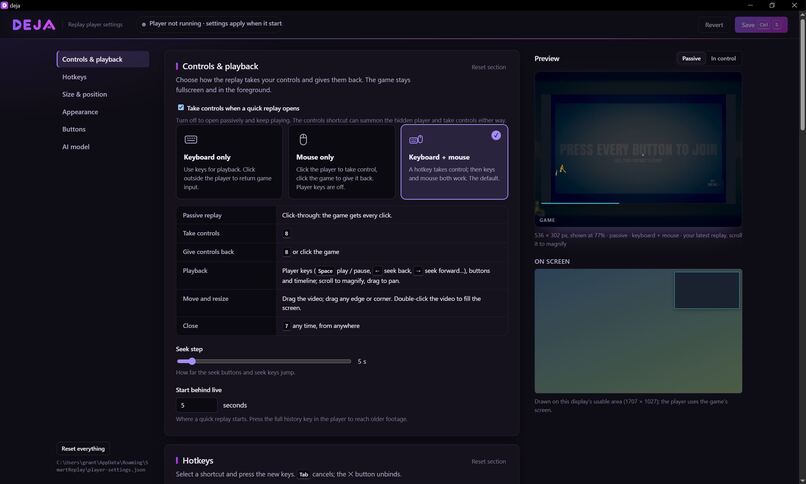 Deja – screenshot 1