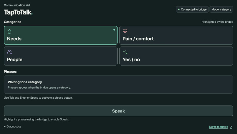 TapToTalk – screenshot 1