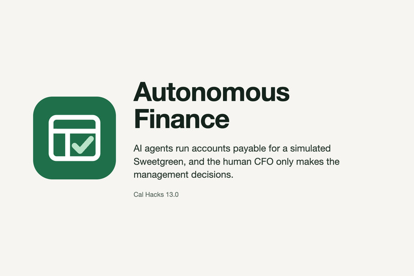 Autonomous Finance – screenshot 1