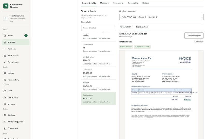 Autonomous Finance – screenshot 4