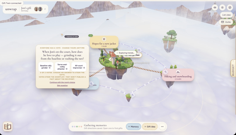 unwrap – screenshot 2