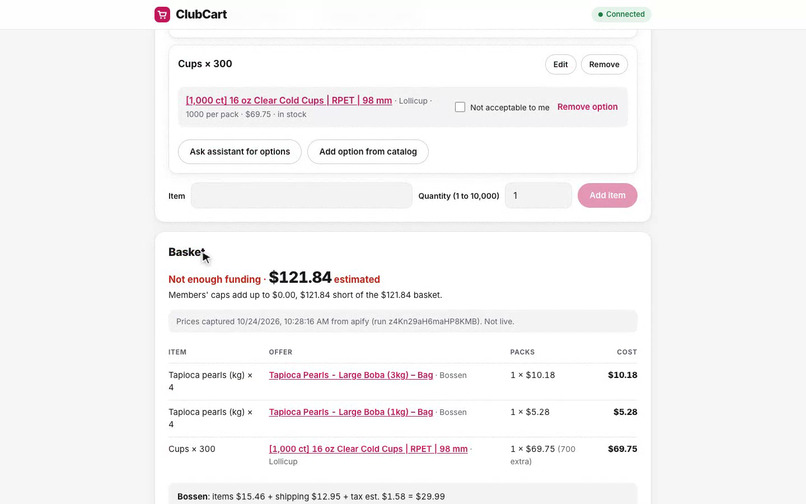 ClubCart – screenshot 4