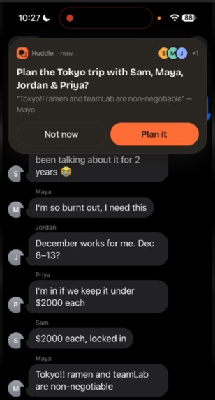 Huddle – screenshot 1