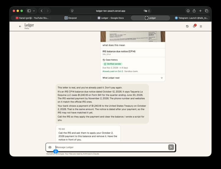 Ledger – screenshot 5