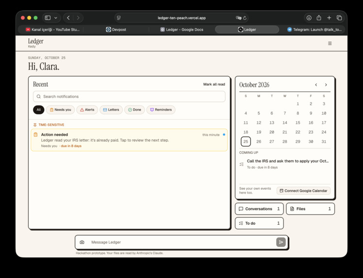 Ledger – screenshot 6