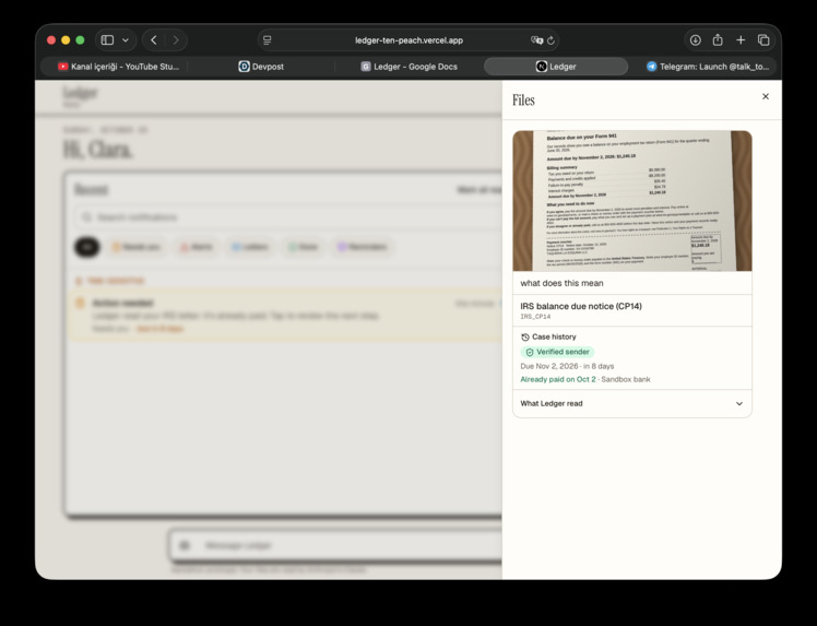 Ledger – screenshot 7