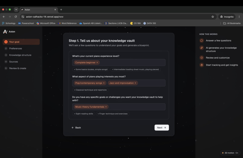 Axion - Living Knowledge Base – screenshot 2