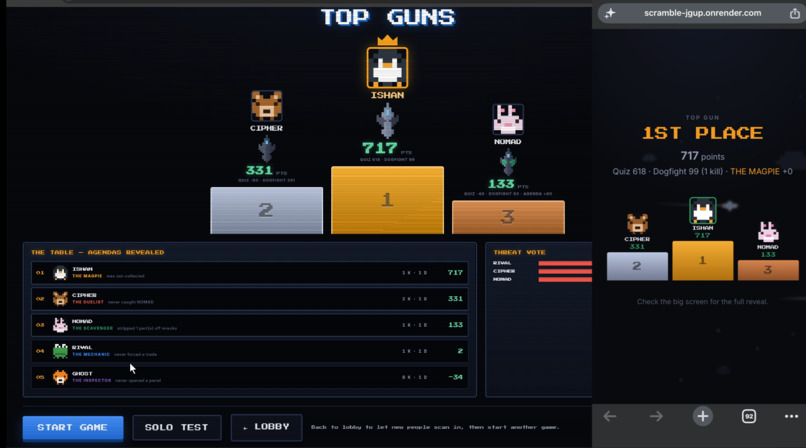SCRAMBLE – screenshot 4