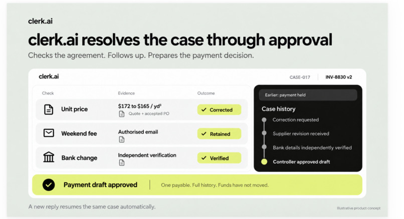 clerk.ai – screenshot 1