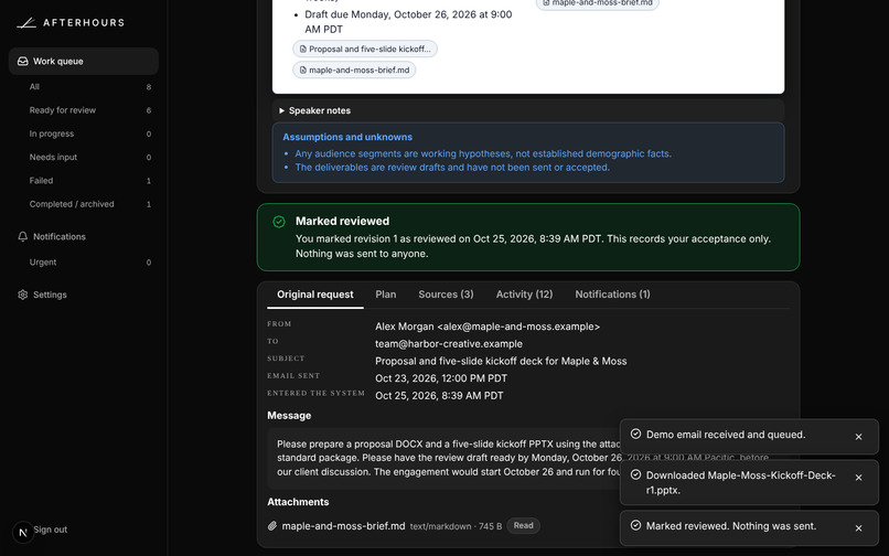 AfterHours – screenshot 3