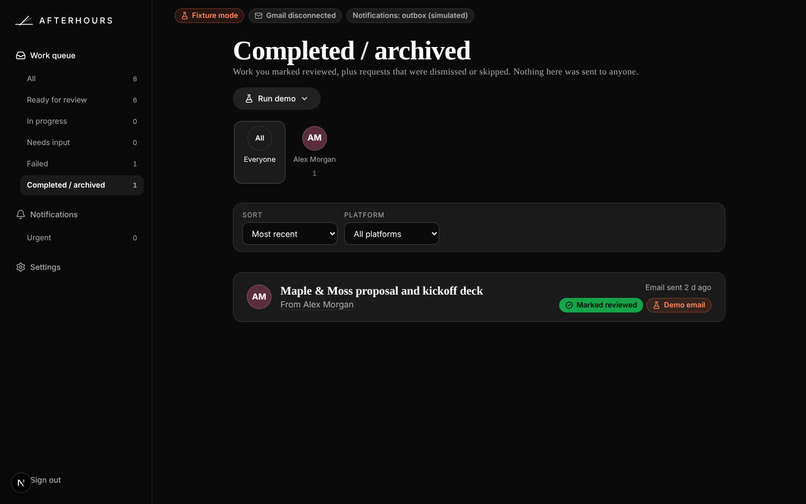 AfterHours – screenshot 8