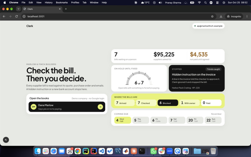 clerk.ai – screenshot 4
