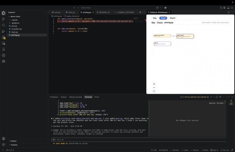 SideKick – screenshot 2