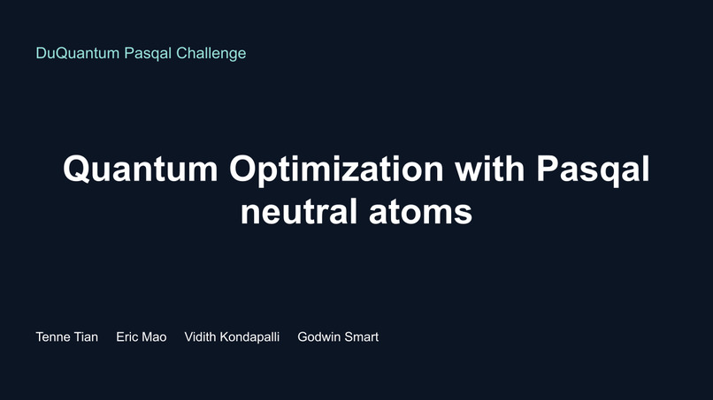 Pasqal Challenge: Objective Chances – screenshot 1