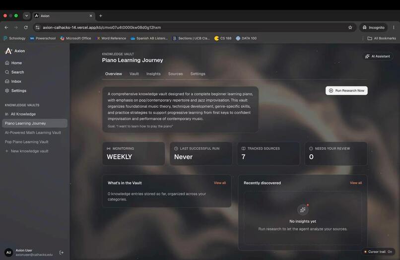Axion - Living Knowledge Base – screenshot 4