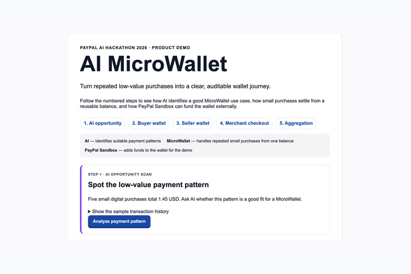 AI MicroWallet – screenshot 3