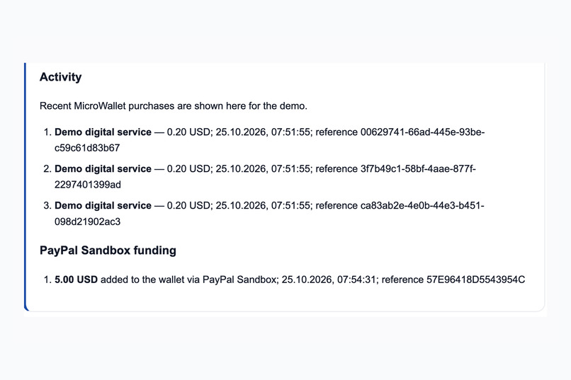 AI MicroWallet – screenshot 5