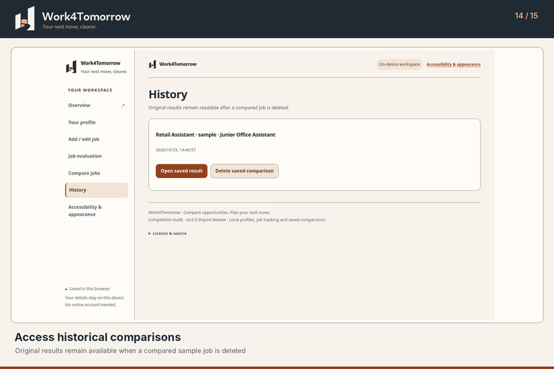 Work4Tomorrow – screenshot 3