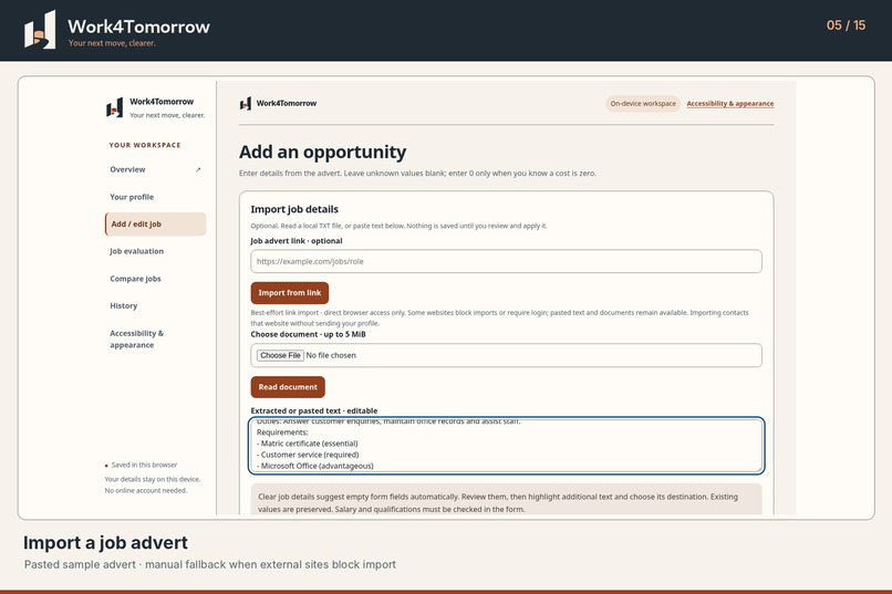 Work4Tomorrow – screenshot 11