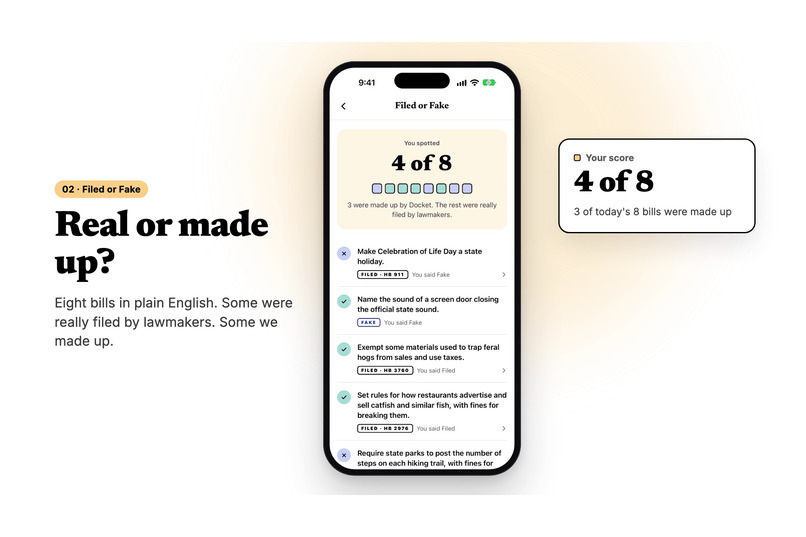 Docket – screenshot 9
