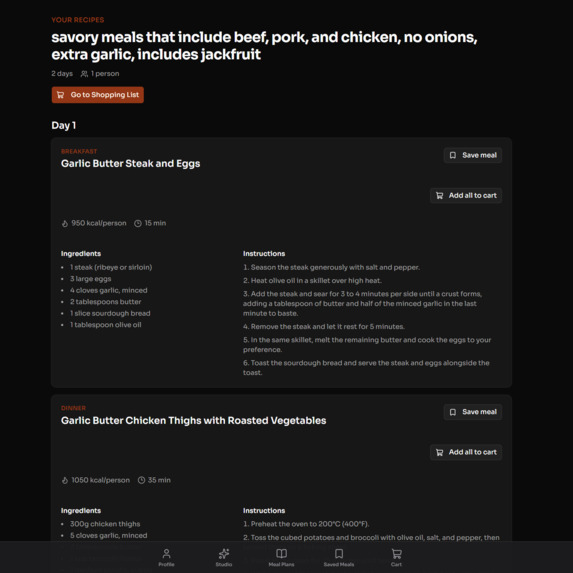 Prandium AI – screenshot 7