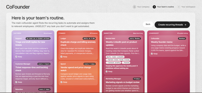CoFounder – screenshot 3
