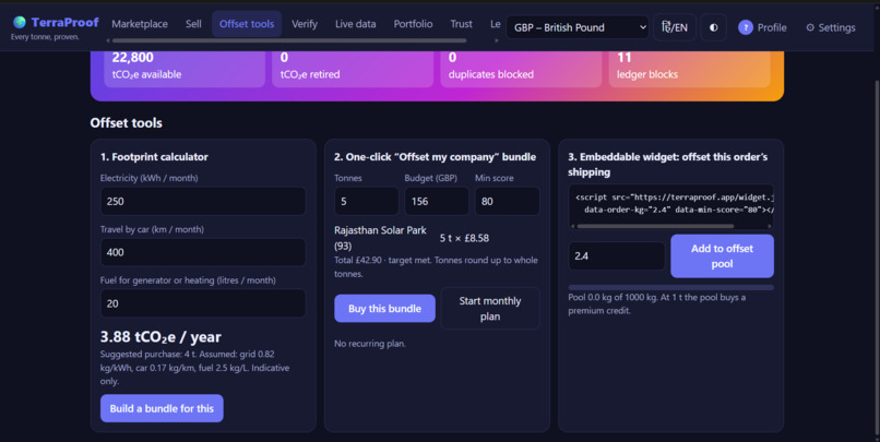 Terra Proof – screenshot 2