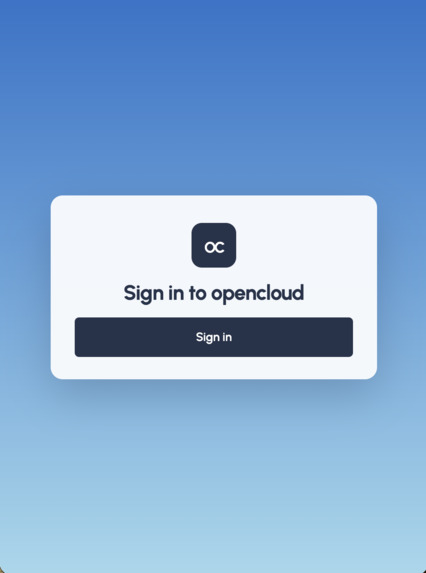OpenCloud – screenshot 1
