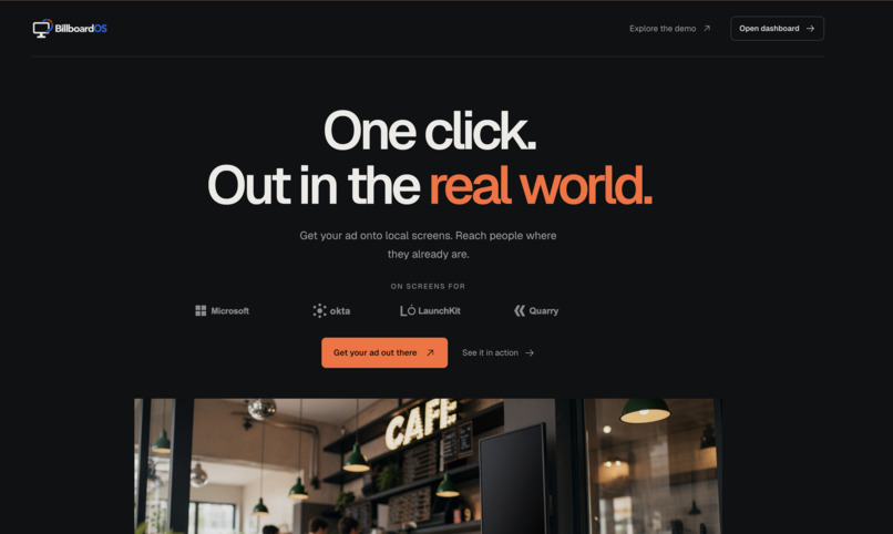 BillBoardOS – screenshot 1