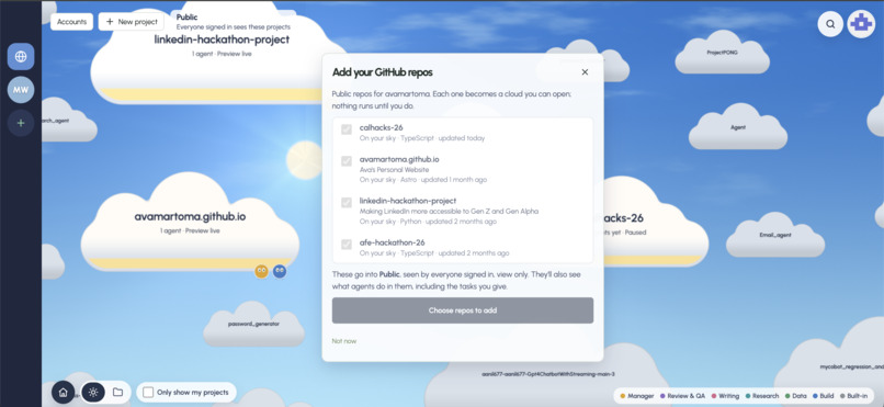 OpenCloud – screenshot 2