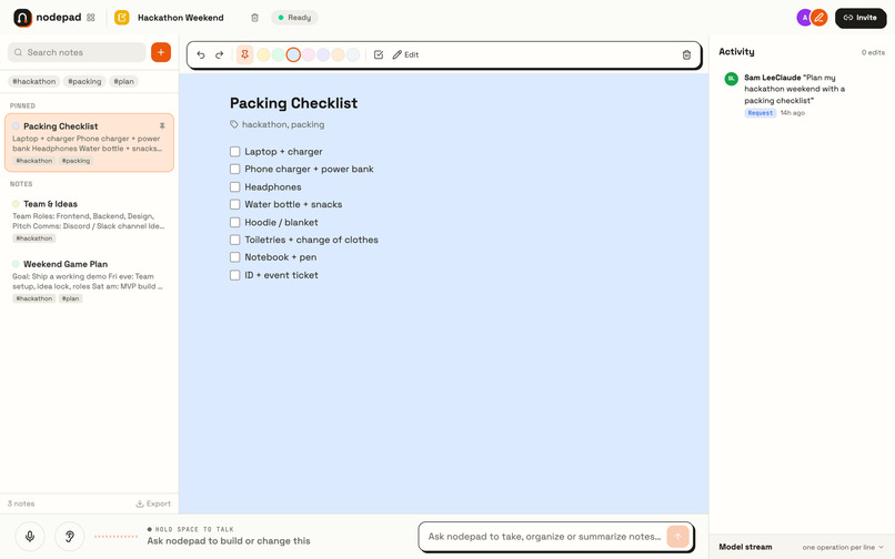NodePad – screenshot 5