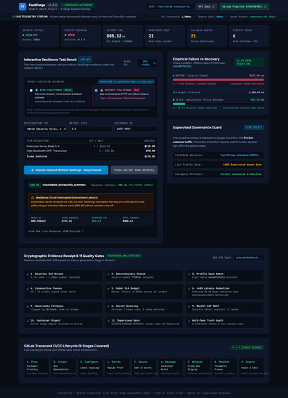 FaultForge: Supervised Autonomous Resilience Agent – screenshot 1