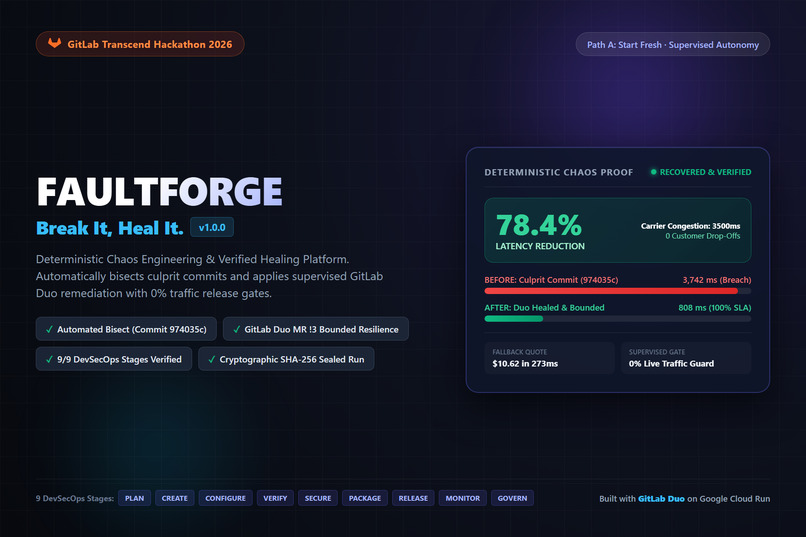 FaultForge: Supervised Autonomous Resilience Agent – screenshot 2