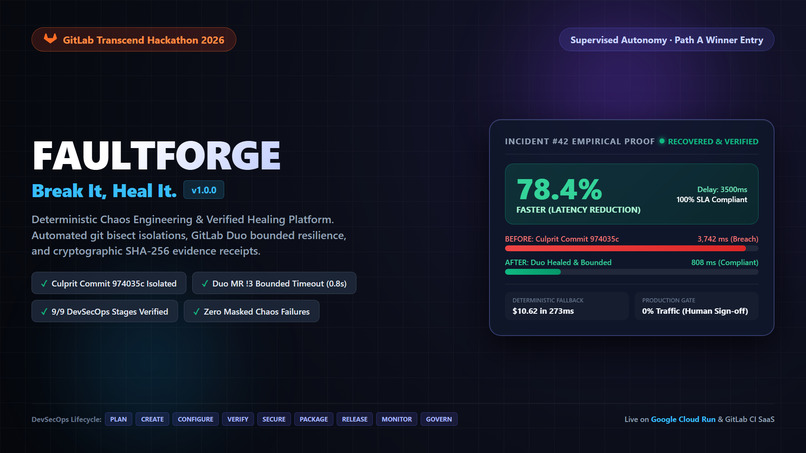 FaultForge: Supervised Autonomous Resilience Agent – screenshot 3