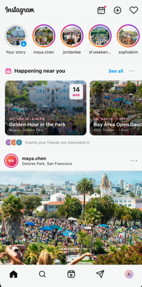 Instagram Events – screenshot 5