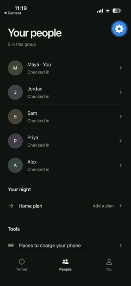 tether – screenshot 1