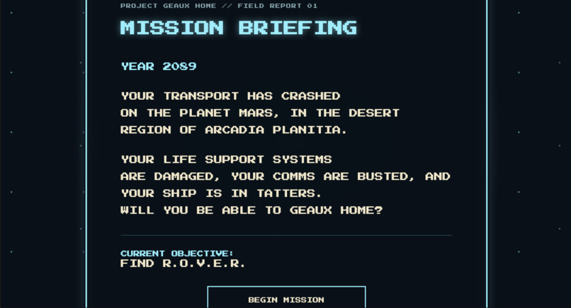 Project Geaux Home – screenshot 1