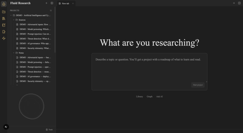 Fluid Research – screenshot 1