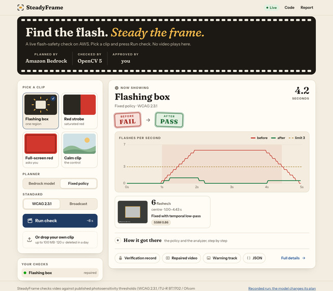 SteadyFrame – screenshot 1
