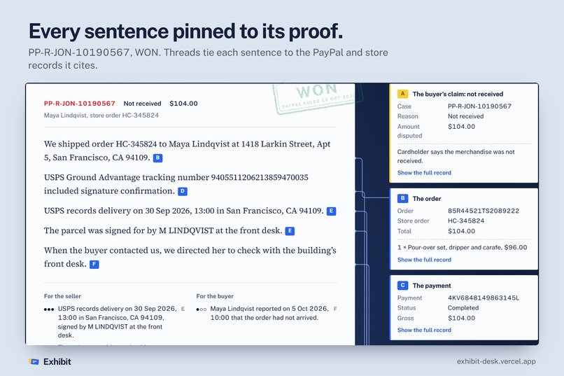 Exhibit – screenshot 3